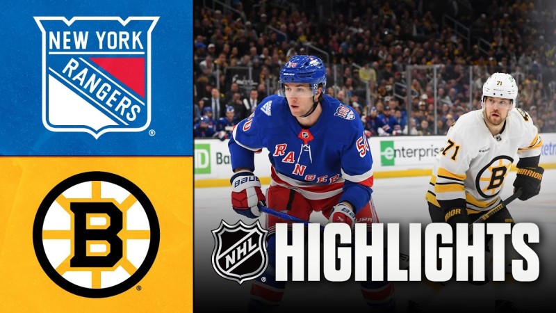 Soirée historique à Boston : double tour du chapeau face aux Rangers