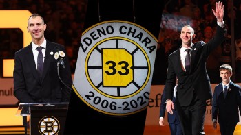 Le maillot de Zdeno Chara retiré par les Bruins de Boston