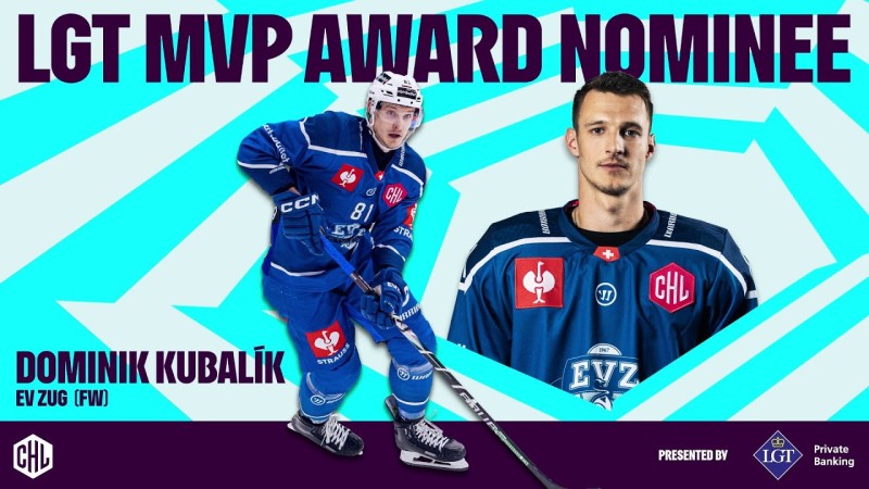 Dominik Kubalík im Rennen um den MVP-Titel für die Champions Hockey League