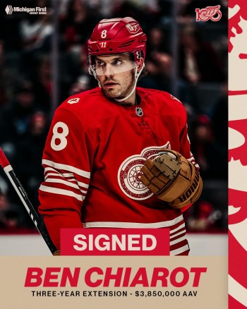 Ben Chiarot prolonge avec Detroit pour trois saisons