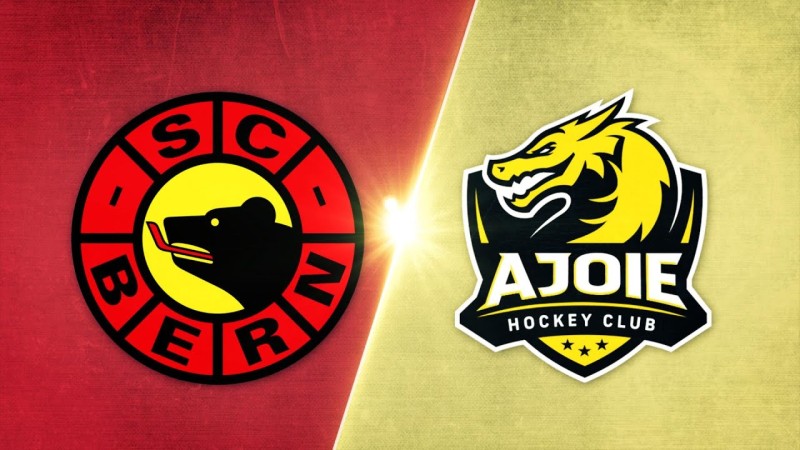 Les images de la nette victoire de Berne sur Ajoie