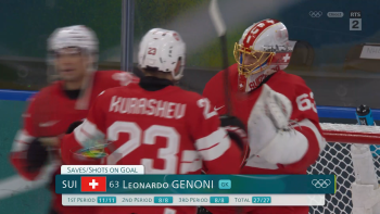 JO : la Suisse assure l'essentiel face à la France, blanchissage pour Leonardo Genoni