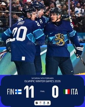 La Finlande en passe 11 à l'Italie