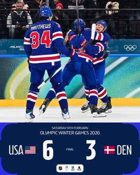 Les USA battent le Danemark