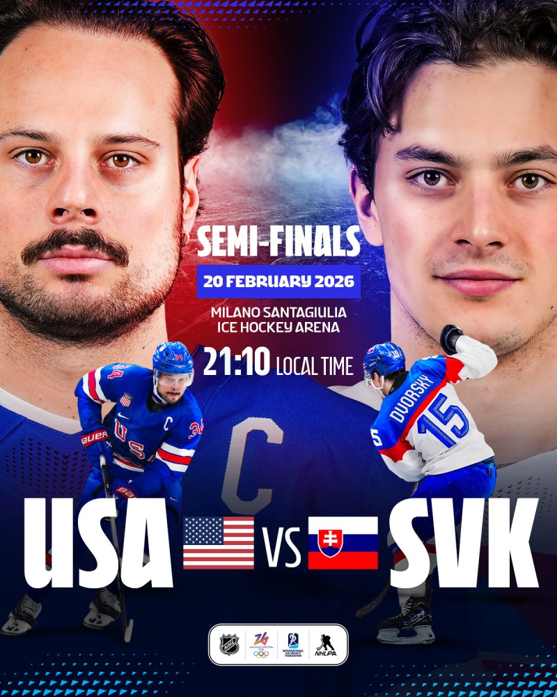 Formation des équipes pour le match Etats-Unis - Slovaquie