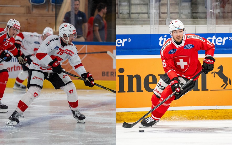 Zwei verletzungsbedingte Änderungen im Kader für die SWISS Ice Hockey Games
