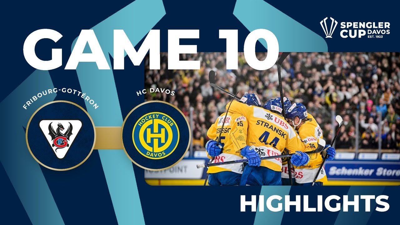 Les images des matchs du jour à la Coupe Spengler