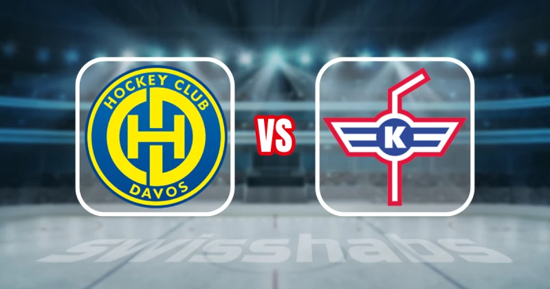 Teamaufstellungen und Spieler-Ausfälle für das Spiel Davos vs. Kloten