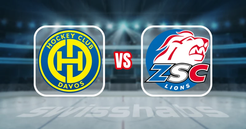 Formation des équipes et joueurs indisponibles pour le match Davos vs Zurich