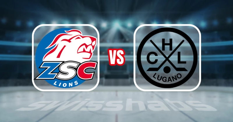 Teamaufstellungen und abwesende Spieler für das Spiel ZSC Lions vs. HC Lugano