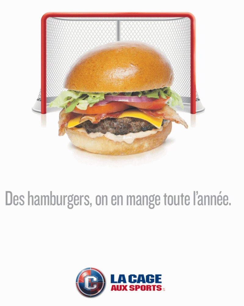 Jolie pub de la Cage aux Sports