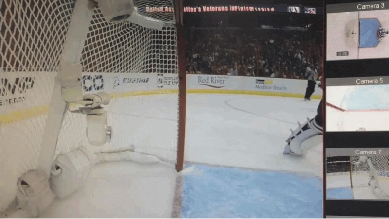 Aperçu des caméras dans les poteaux des buts