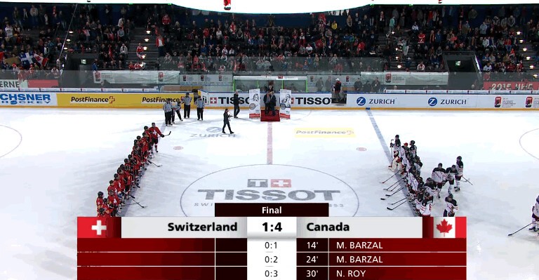 Pas de miracle pour la Suisse face au Canada