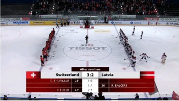 Mondiaux U18 : la Suisse s'impose face à la Lettonie et valide son ticket pour les quarts