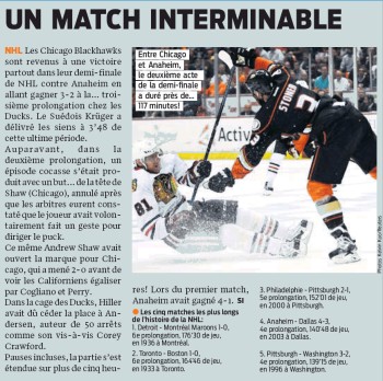 Quand Frederik Andersen chasse... Jonas Hiller