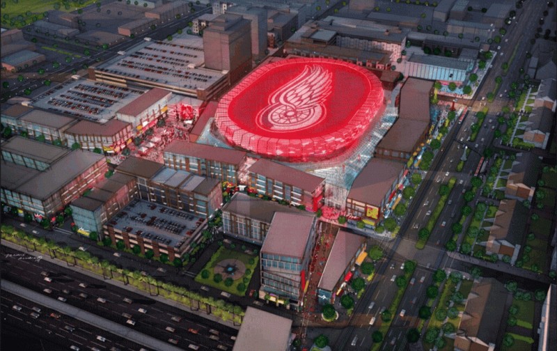 Les Red Wings auront leur nouvel arena