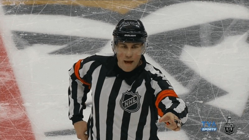 Une pénalité inédite en NHL