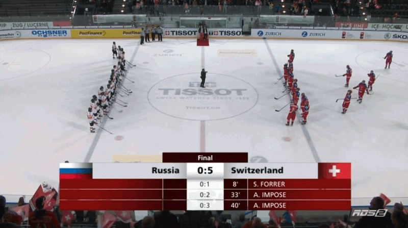 Mondiaux U18 : exploit des Suisses qui éliminent la Russie et passent en demi