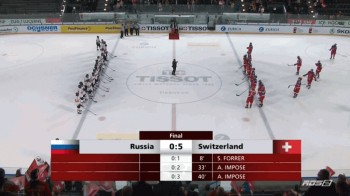 Mondiaux U18 : exploit des Suisses qui éliminent la Russie et passent en demi