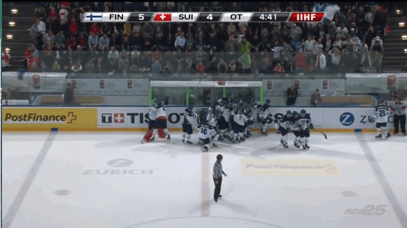 Mondiaux U18 : la Suisse s'incline face à la Finlande et jouera pour le bronze