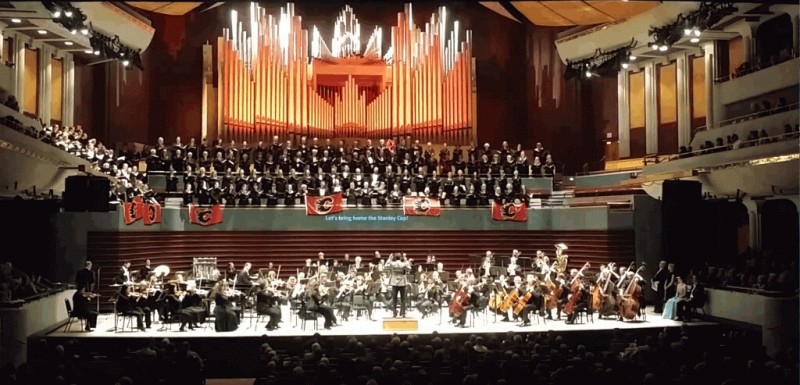 A voir : les Calgary Flames s'invitent dans un concert de musique classique