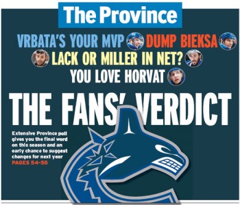 Sven Bärtschi plebiscité par les fans des Canucks, Sbisa beaucoup moins