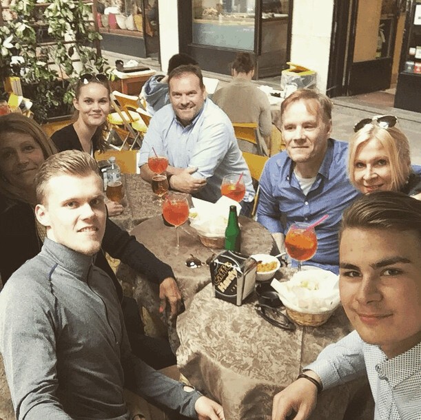 Les familles Ehlers et Meier de sortie à Milan