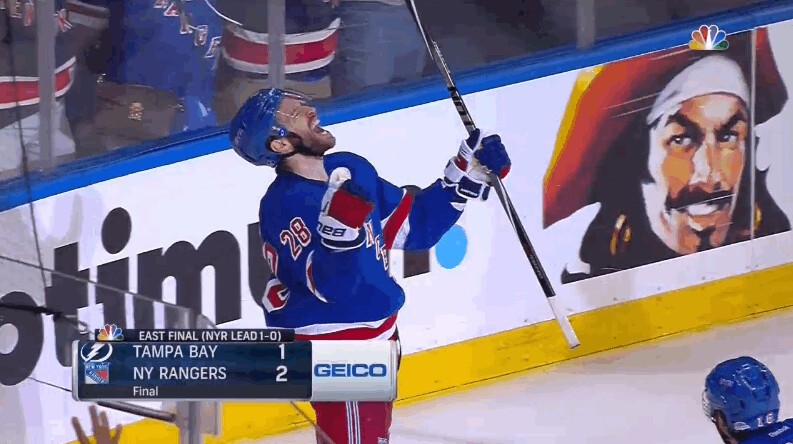 Les Rangers prennent les devants dans leur série face au Lightning