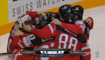 Le Canada décroche l'or mondial en déclassant la Russie