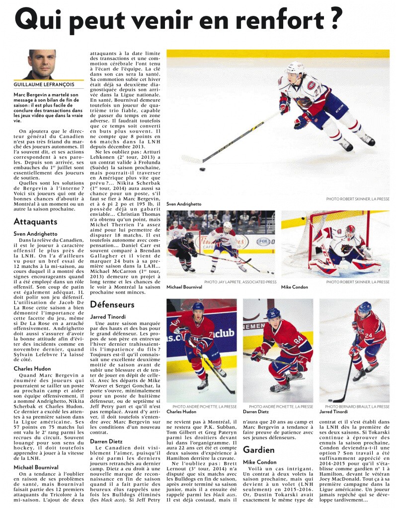 Sven Andrighetto, l'attaquant le plus proche du Canadien