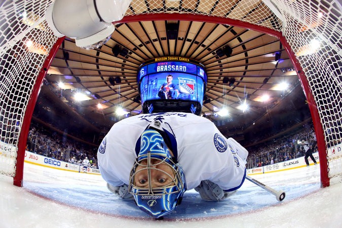 Une image originale de Ben Bishop