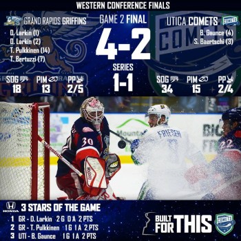 Sven Bärtschi marque mais Utica s'incline