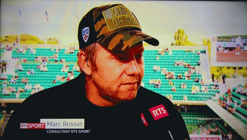 Marc Rosset et sa jolie casquette du SKA