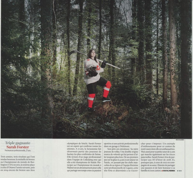 Sarah Forster, triple gagnante