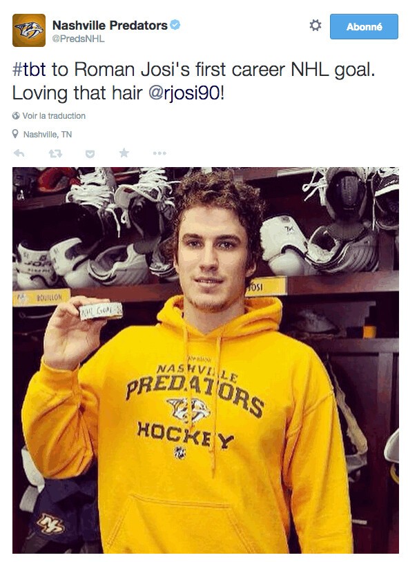 Séquence souvenir avec Roman Josi