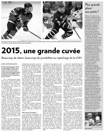 Repêchage 2015, une grande cuvée