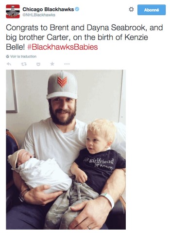 Les joueurs des Blackhawks ont le sens du timing