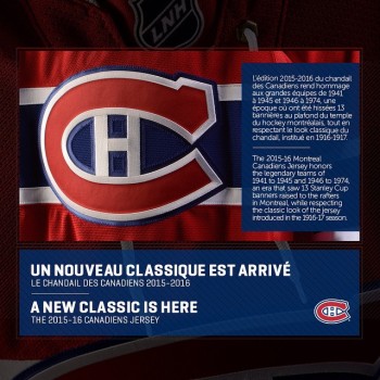 Le Canadien et 4 autres équipes présentent leur nouveau maillot