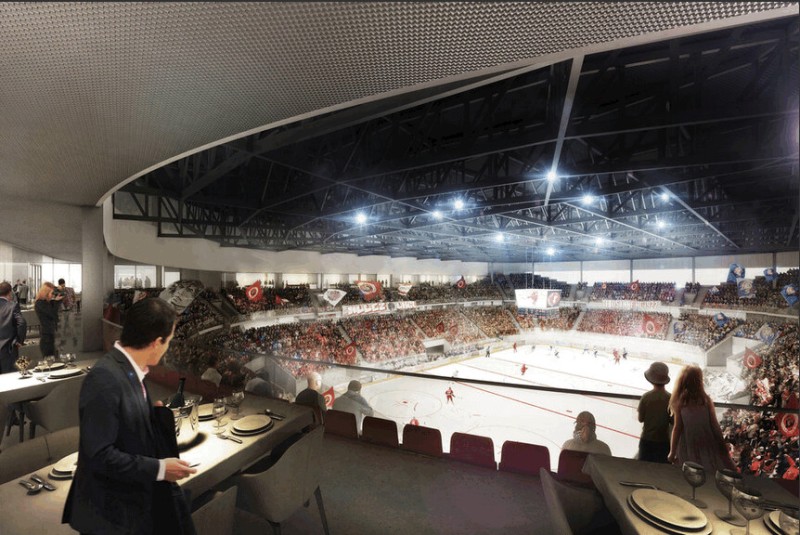 Les premières images de la nouvelle patinoire de Malley