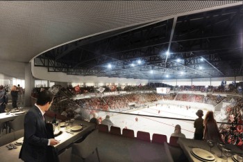 Les premières images de la nouvelle patinoire de Malley