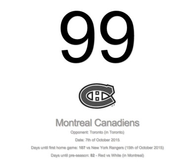 Pour les junkies de la NHL