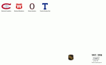Evolution animée des équipes de la NHL et de leur logo
