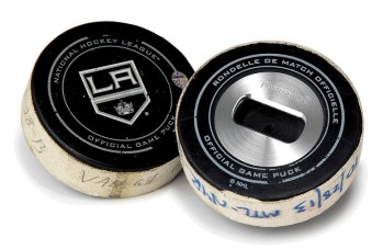 Une seconde vie parfaite pour les pucks de hockey