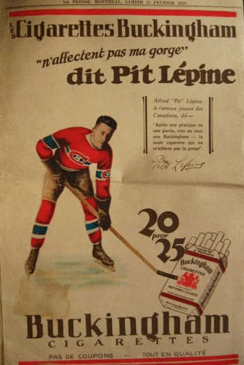 Une publicité d'un autre temps