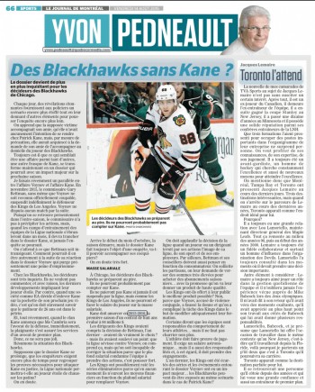 Nouvelle saison de NHL : des Blackhawks sans Patrick Kane ?