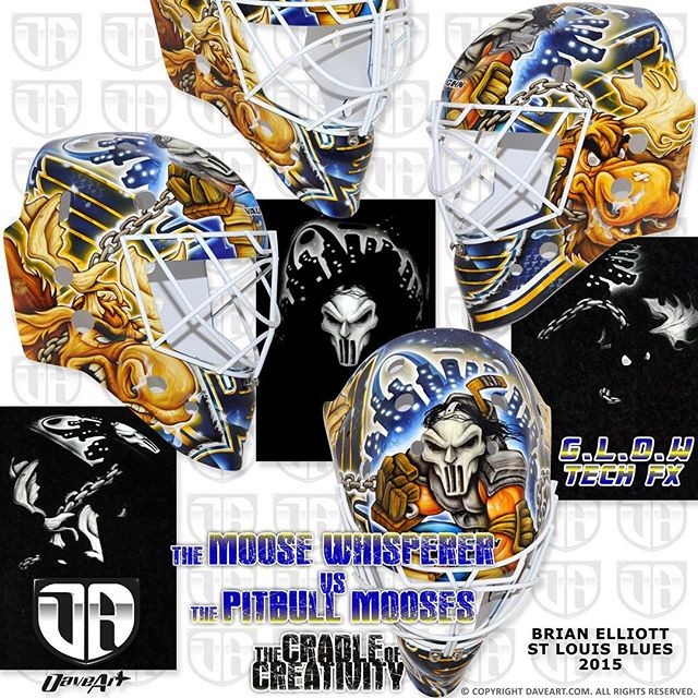 Le nouveau masque de Brian Elliott