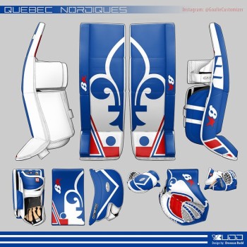 Magnifique équipement de gardien pour les futurs Nordiques