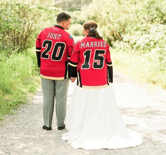 Un livre d'or original pour de jeunes mariés