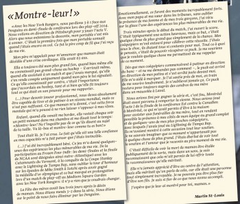 Traduction de la lettre de Martin St-Louis à sa maman décédée