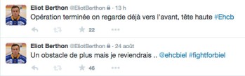 Eliot Berthon "C’est un gros coup de massue"